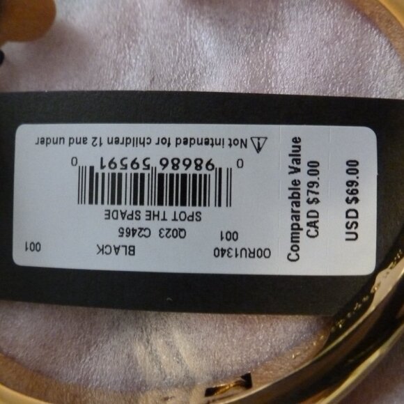 NEW Kate Spade Spot the Spade hinged bangle bracelet - Picture 2 of 3